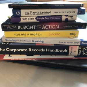 Photo Stack of Business Books